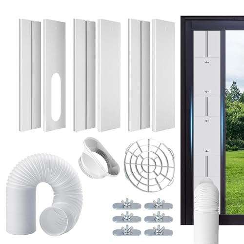 La mejor selección de Clima de Ventana Walmart de esta semana. 50 kit de Ventana y Puerta Aire Acondicionado Portatil, con Adaptador Manguera Escape 15 cm Diámetro, Manguera Escape150 cm, Kit de Aire Acondicionado para Puerta Corredera, para...