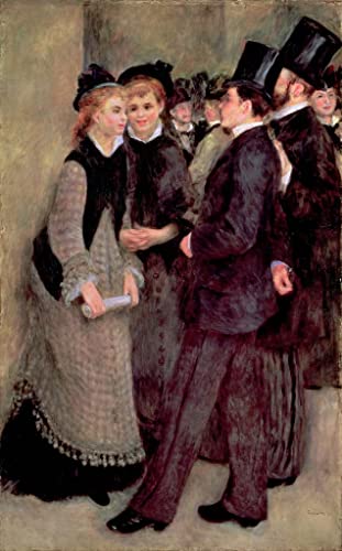 Art Tableau La sortie du conservatoire de Renoir toile luxe