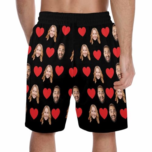 Custom Face Pajama Pants Personalized Pajama Shorts for Men, Men's Pajama Bottoms with Photo, Mens Shorts PJ Pants2
