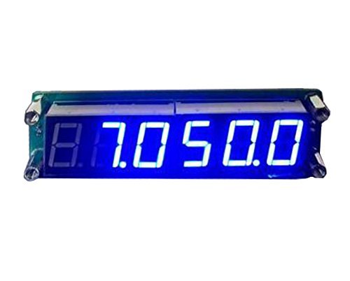6LED 周波数カウンタモジュール 0.1-65MHz 青色 赤色 LED (ブルー)