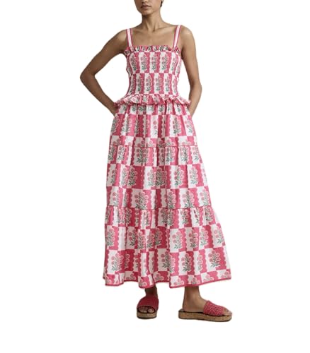 Image of Women Y2k Boho Maxi Dress Tie Shoulder Backless Strappy Tiered Flowy Dress 2024 Summer Floral Beach Sundress