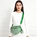 Small Crossbodybag for Women Trendy Nylon Bum Bags Plus Size Fanny Pack SlingBag BeltBag for Women Travel (Beige white grid) (beige)