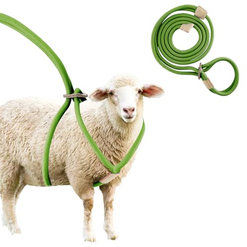 Image of Goat Harness for Walking, Goat Supplies Accessories Washable Leash, Livestock Supplies for Sheeps
