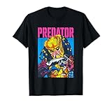 Aliens Iconic Epic Predator Retro Comic Big Chest Portrait T-Shirt