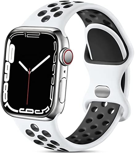 Lerobo Silicone Sport Band for Apple Watch 40mm 42mm 38mm 41mm Men Women