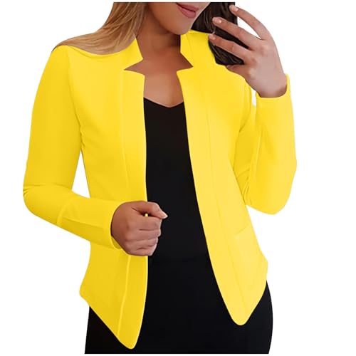 Women's Work Office Blazer Fall Fashion Business Casual Long Sleeve Petite Blazer Dressy Suit Jackets Trendy Outfits3