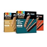 KIND Thin Bars, Variety Pack, Gluten Free, 100 Calorie, 30 Count, Contains Peanuts