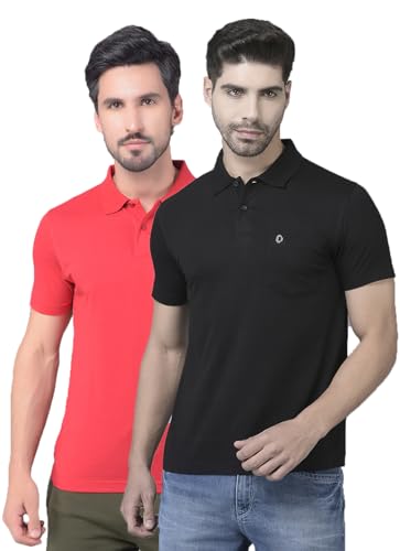 Image of Dollar Mens Cotton Casual Solid Polo Tshirt (Pack of 1)