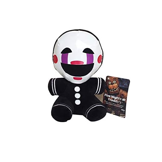 Five Nights at Freddy's Plush Five Nights At Freddy's 4 18CM,FNAF Nightmare Marionette Stuffed Plush Toys Soft Toy Doll for Kids