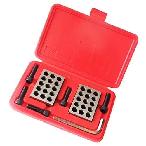 Hfs Ultra Precision 1-2-3" Blocks 2Pcs/Pair, 0.0001" (Plastic Case) #TOP1