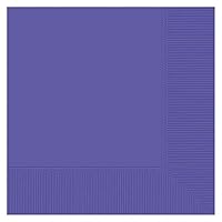 Amscan 2Ply Purple Dinner Napkins 20 Pieces
