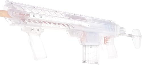 Miniatura 5 de WORKER 10 dardos largos Stefan Magazine Clip de recarga rápida para Nerf Modify Toy (transparente)