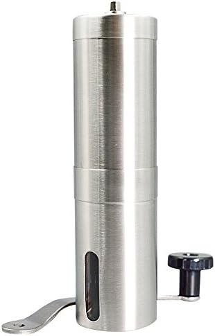 IKUKER Manual Coffee Grinder, Silver