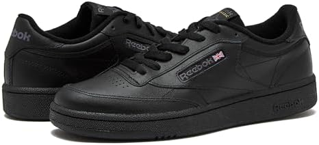 Reebok Tênis masculino Club C 85, casual, moderno, branco, Int