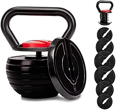 Adjustable Kettlebell | Gym Quality | Weight Lifting | Strength and Core Training Exercise | Burning Fat and Bulding Muscle