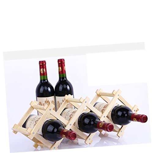 Soporte de Madera para 10 Botellas de Vino de Mesa miniatura 3