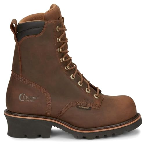Chippewa mens Valdor 8 Inch Waterproof Composite Toe Work Boots