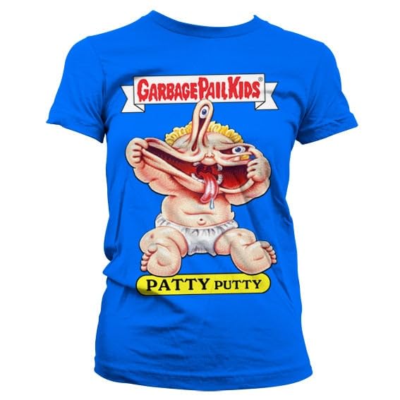 T-Shirt Garbage Pail Kids Patty Putty Femme Bleu XX-Large, le cadeau rétro geek idéal