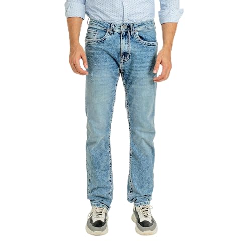 Essentials Men’s Regular Fit Comfort Flex Waist Jean with High Stretch and Quality Fabric