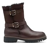 Conception élégante et durable : Fabriqué avec un mélange de cuir, de textile et de matériaux synthétiques pour un look d'hiver robuste mais tendance.