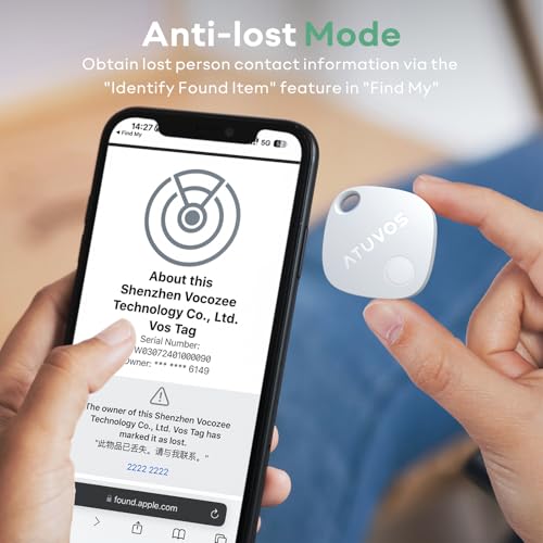 ATUVOS Bluetooth Tracker 2-Pack (Apple Find My) — view 5