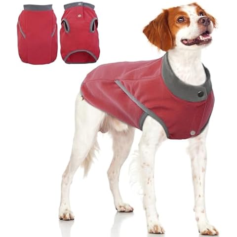 Katzinst Dog Fleece Jumper with Buttons Cover