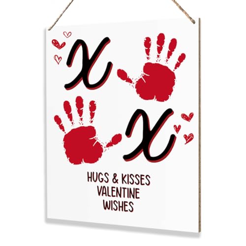 XOXO themed first Valentine’s sign