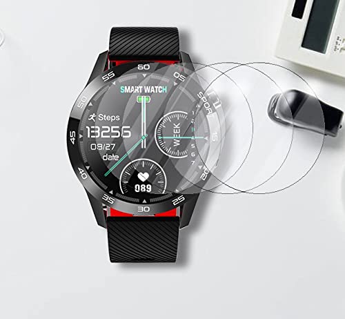 Protector de pantalla puede usarse con KuSONG Smart Watch B09JW72SR3 3D SmartWatch Clear Protection Film (paquete de 4) Cover