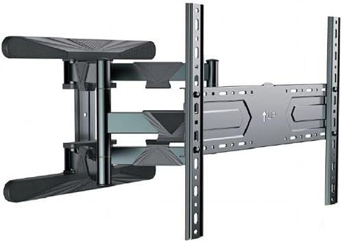 H8 Full Motion Cantilever TV Wall Bracket for 40-80 Inch, VESA 600x400mm, 50kg Load Capacity, Steel Construction
