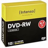 Intenso DVD-RW Slim Case 4,7GB 4X (10er Pack)