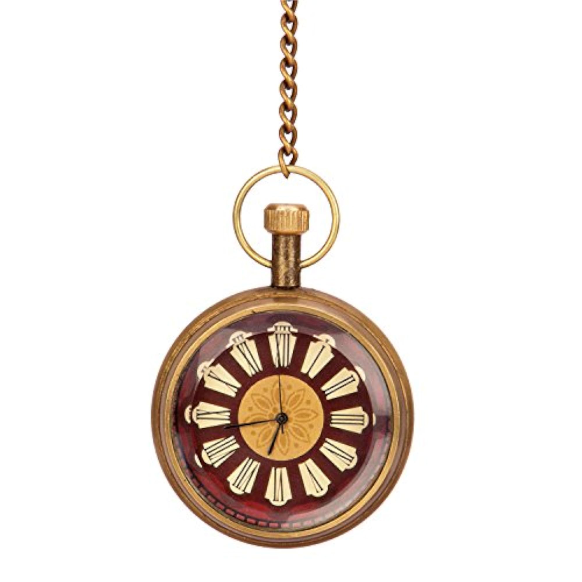 Royal Navy 1749 Pocket Watch, Roman Dial with Chain
