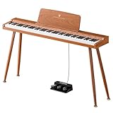 電子ピアノ 88鍵 カウンターウェイト鍵盤 木製 20Wデュアルスピーカー出力 スタンド一体型 P10