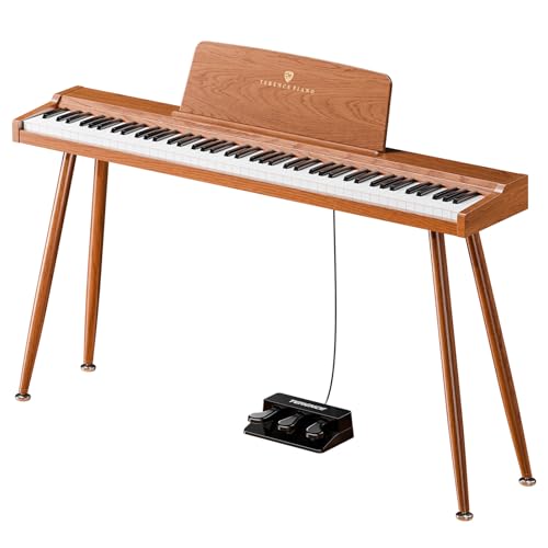 特価❣️電子ピアノ　88鍵盤　カウンターウェイト鍵盤　MIDIトリプルペダル Amazon | TERENCE 電子ピアノ 88鍵 カウンターウェイト鍵盤 木製