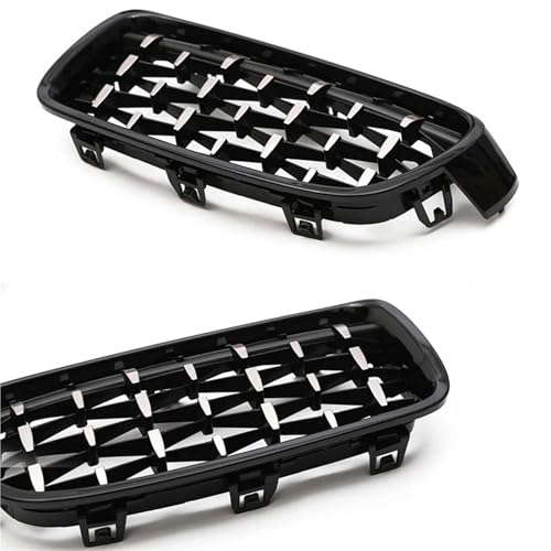 Parrilla delantera cromada estilo diamante para modelos Serie 3 2012-2019 6