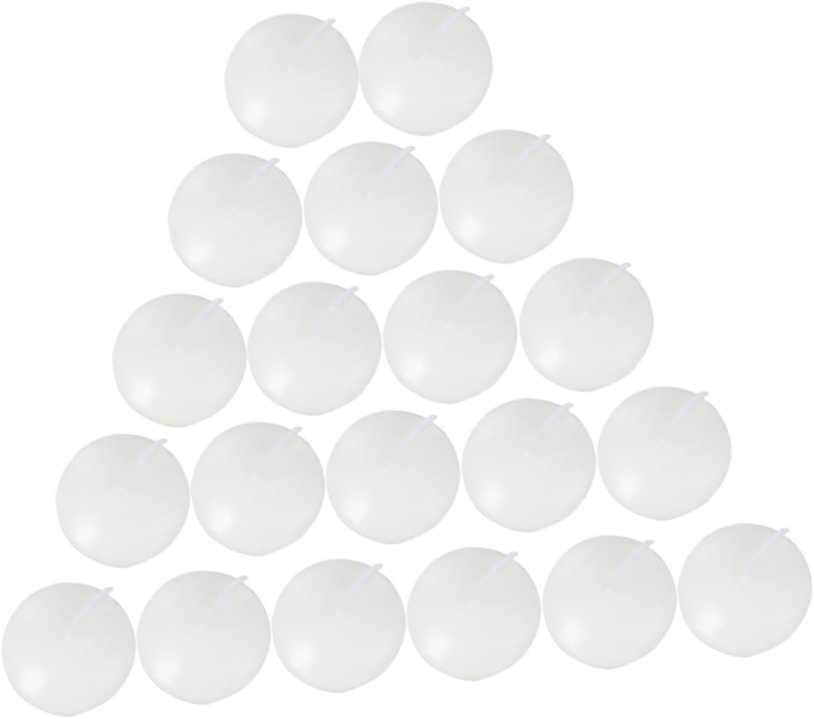 Alipis 100pcs Unscented Floating Candles for Weddings and Celebrations Beautiful Paraffin Wax Disks for Pool and Table Centerpieces for Festivals and Romantic Ambience