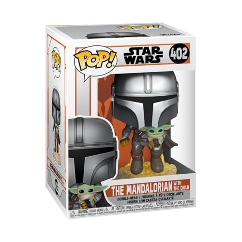 Boneco Funko Movies Star Wars Mandalorian Mando voando