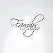 Innovative Stencils 1225 mblack Family Is Forever Vinyl Wall Decal Art Saying Home Decor Sticker
