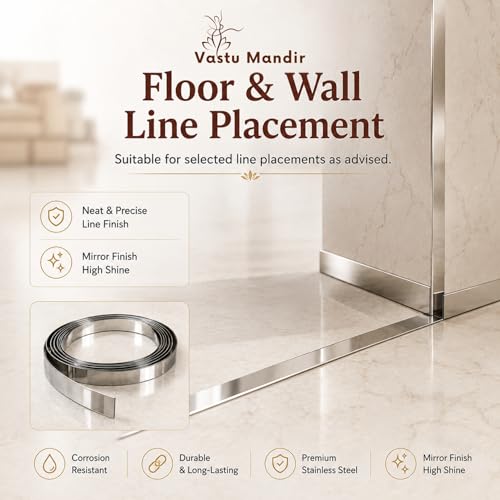 Image of Stainless Steel Strip - 1 mm Thick - 1 inch Wide - 50 Feet - Vastu Remedy for Space Correction Professional Coil