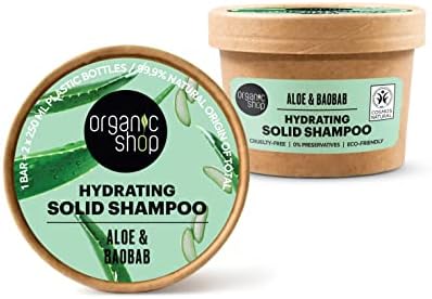 CHAMPÚ SÓLIDO HIDRATANTE CON ALOE Y BAOBAB SOSTENIBLE