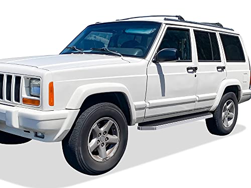 Estribos laterales de aluminio para Jeep Cherokee 1984-2000 miniatura 6