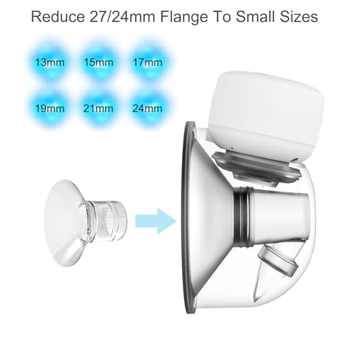 Insertos de brida SKYWOT 6 piezas para extractor de leche miniatura 4