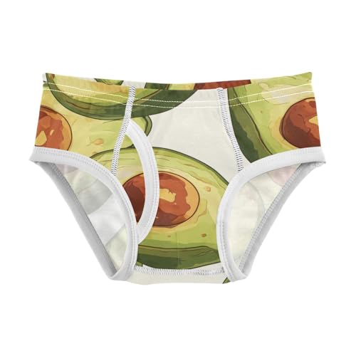 Avocado Green Toddler Boys Cotton Kids Underwear Cute Children Panties