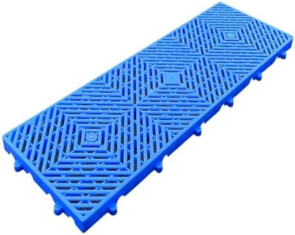 Durable Blue Plastic Pallet Lightweight Nestable Mini Grids Floor Pallet for Restaurant Kitchens Shops Supermarket Storage Warehouse Moisture Proof