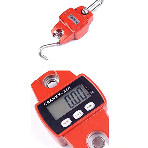 Báscula de 300 kg, pantalla LCD, digital, báscula de carga portátil, báscula industrial, grúa, agricultura, báscula de tracción