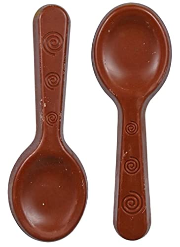 Lulu's Online Shop Swiss Miss Hot Chocolate - Chocolate Spoons - Christmas Marshmallows, Vanilla Flavored - A Chocolate Lovers Delight Bundle (Set Of 1 - Hot Cocoa, Chocolate Spoons), Brown #TOP5