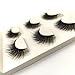 Imported Korea Fiber Faux Mink False Eye lashes Handmade Reusable Long Cross Volume Dramatic Lashes Natural Look Makeup Thick Black Fake EyeLashes