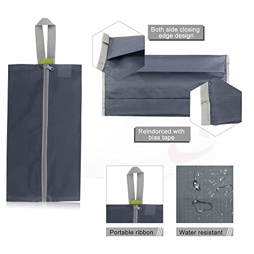 Beegreen Shoe Organizer 6Pcs Travel Essentials Shoe Bags For Travel With Zipper Closure, Flower Design Shoe Storage Organizer With Handle Travel Bags For Men And Women, Portable Nylon Multicolor #TOP3