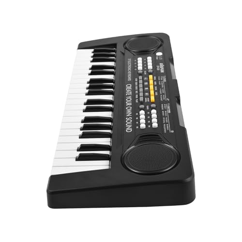 Btuty Clavier électronique à 37 touches, 8 tons, 8 rythmes, 11 démos et 4 effets sonores pour instruments, double mode d’alimentation, clavier de piano de musique portable, cadeau pour les débutants - Les Beatles, Paul McCartney, John Lennon, RIngo Starr, George Harrison Btuty Clavier électronique à 37 touches, 8 tons, 8 rythmes, 11 démos et 4 effets sonores pour instruments, double mode d'alimentation, clavier de piano de musique portable, cadeau pour les débutants – Image 3