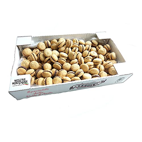 Baci di dama artigianali prodotti in Valle d'Aosta - confezione da 1800 gr