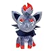 Anime Game Pokemon Series Big Size Dibujos Animados Zorua Relleno Peluche Juguetes Peluche Muñeca Juguetes 32 cm, para niños Pokémonas Regalos para niños Decoración de la habitación Laimi